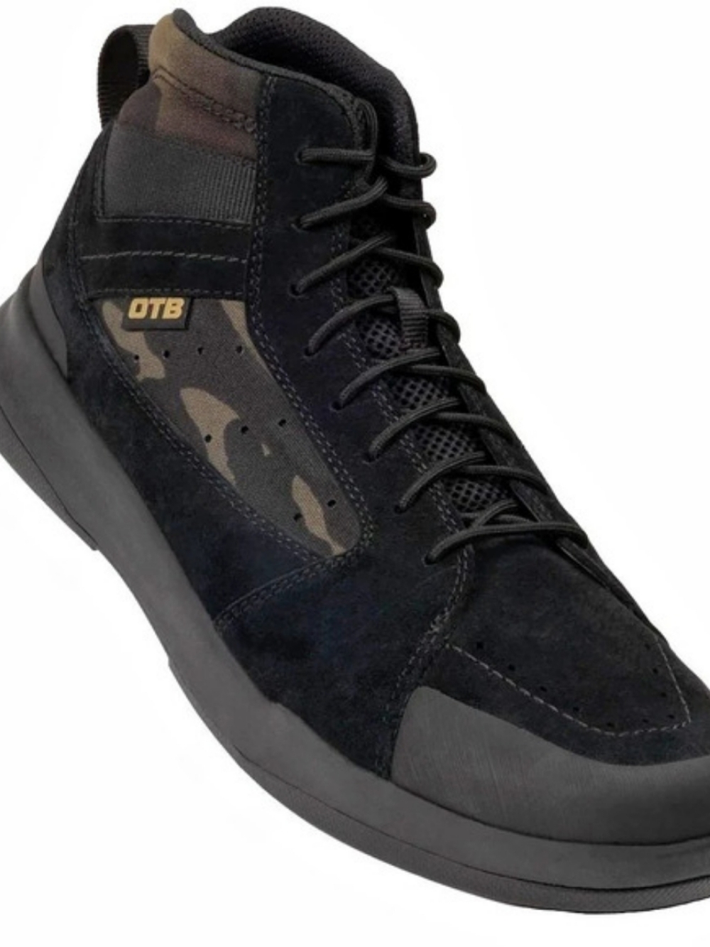 New Men's OTB Mid Low-Viz Tactical Boots, Black, 8.5